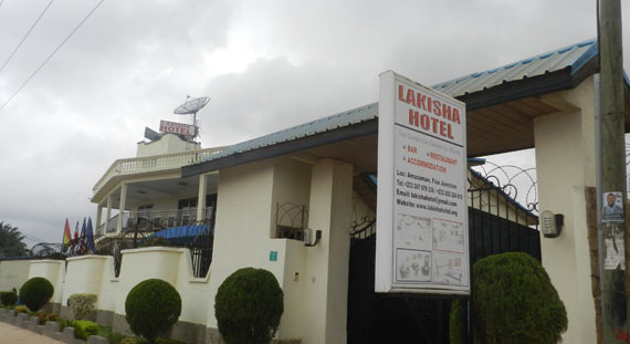 Lakisha Hotel main entrance